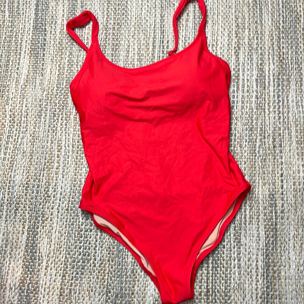 J. Crew Red Women's One Piece Swimsuit